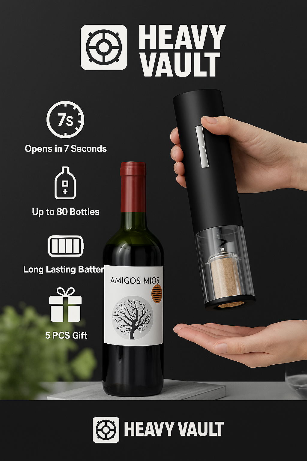AutoPop™ Electric Wine Opener