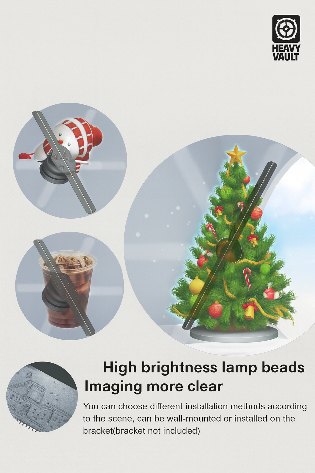 HoloVision Pro™ – 3D Hologram Display Fan