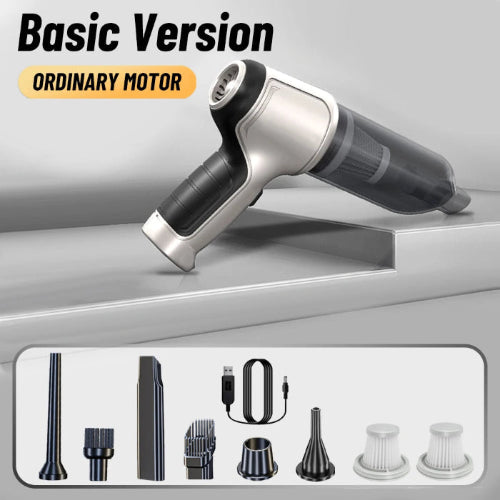 DustBlaster 95000™  a powerful handheld vacuum for a clean and fresh car on the go