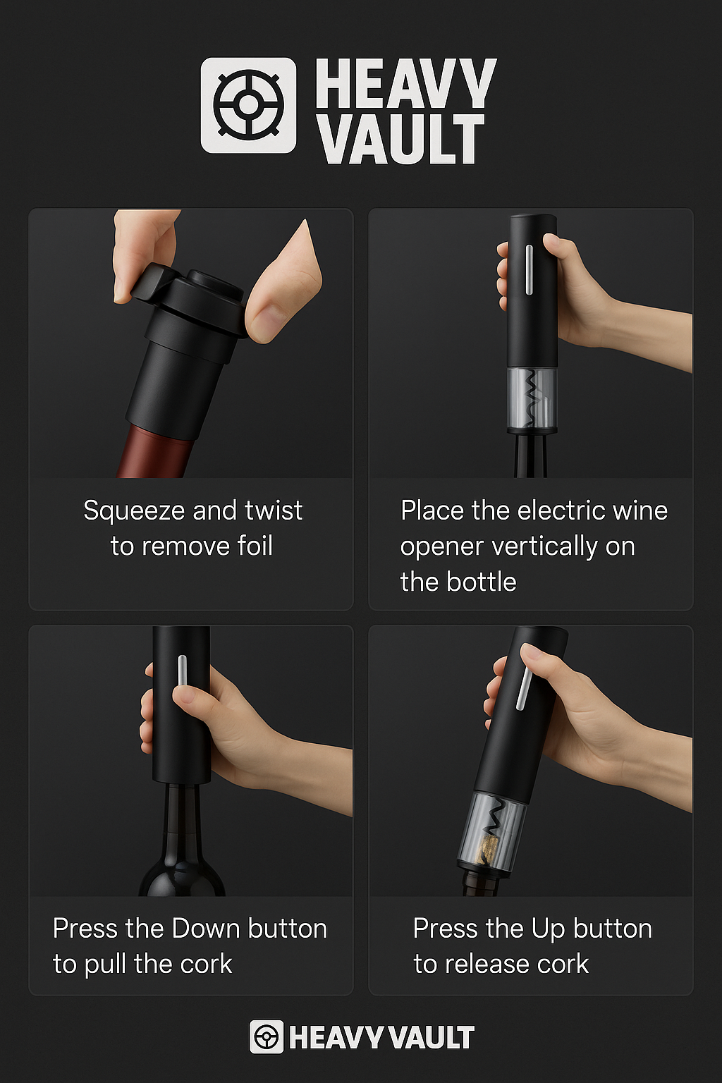 AutoPop™ Electric Wine Opener