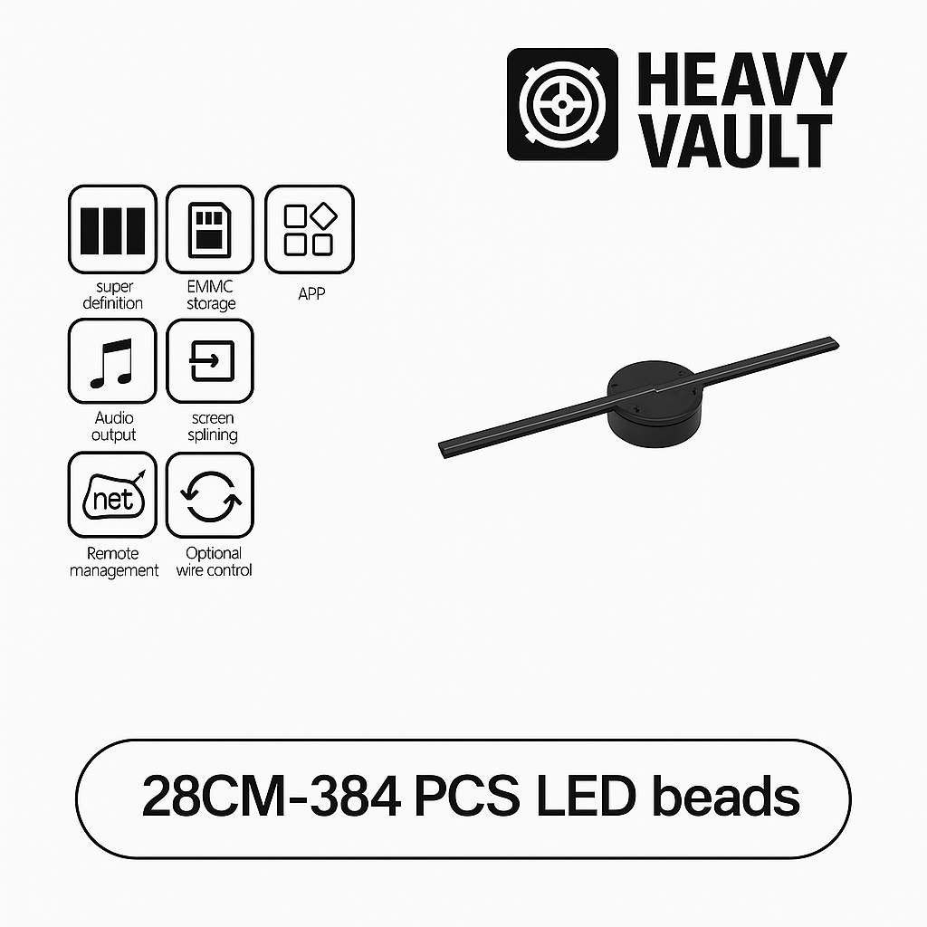 HoloVision Pro™ – 3D Hologram Display Fan
